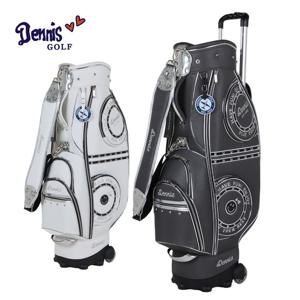 데니스골프 큐빅장식 여성용 휠 캐디백 8.5인치