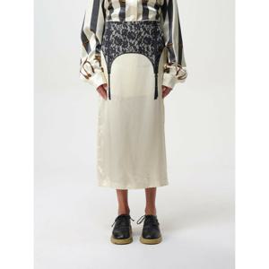 [MOSCHINO] 라프리마 여성 스커트 01075457 1004 화이트 /6