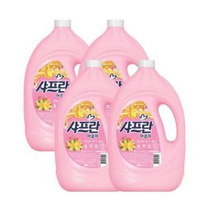 [샤프란] 샤프란 아로마 바닐라 핑크 3.1L 4개