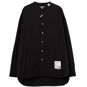 메종 미하라 야스히로 긴팔 셔츠 I13SH031BLACK DOM