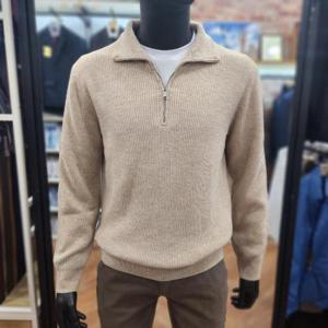 런던포그 제니스 HL01 하프넥 집업 니트 ZOWNC461