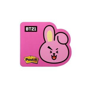포스트잇_ 강한점착용 모양노트 654-BT21쿠키