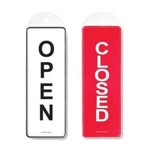 OPEN CLOSED 시스템 걸이 양면 9156 85x255x7