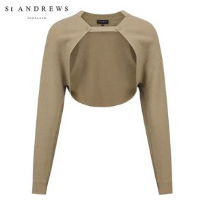 [세인트앤드류스] 여성 스트랩 볼레로 니트 가디건