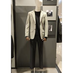 [지이크][주문집중]FW 진정한프리미엄 패턴짜임 베이지스판재킷 4004 DHSIEG