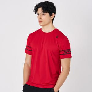 [스파이더] 남성 코어 반팔 티셔츠 SPKMCNRS201MRED