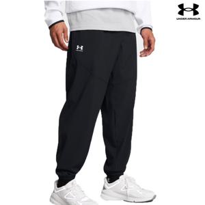 [언더아머] 남성 UA 바이브 우븐 트레이닝 조거 팬츠 바지 블랙 1386557