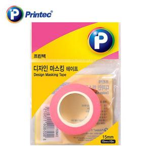 사무용품 디자인마스킹 분홍 DM02-1510 15mm x 10m 프린텍