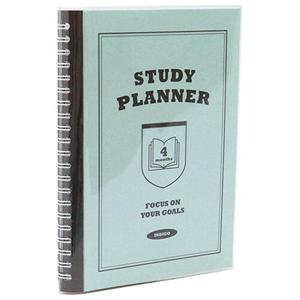 인디고 기본 스터디 플래너 커버형   브라운