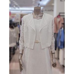 미니멈 세이브존03 레이스 크롭볼레로 가디건 MXBAKC4200