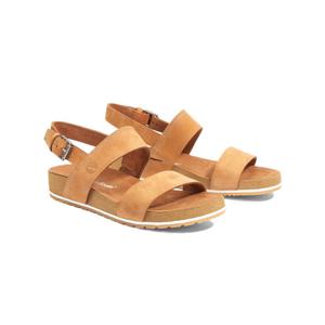 [팀버랜드] 여성 말리부 웨이브 샌들 브라운_TB0A1MQGF131