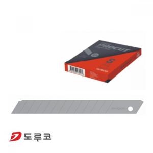 도루코 PROCUT 커터칼 리필용 소형 S 커터날 100개 교체형캇타칼 교체형컷터칼 교체형칼날 칼날 칼심 칼 커