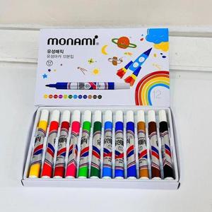 모나미 유성매직12색