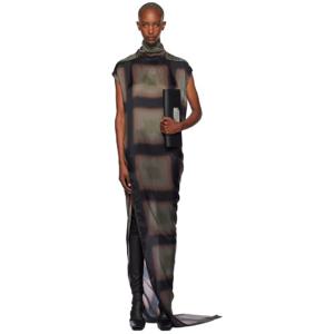 릭오웬스 원피스 브라운 포터빌 에드푸 T 맥시 드레스 242232F055038