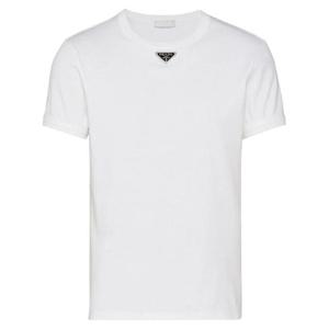 프라다 트라이앵글 로고 티셔츠 UJN824S22211ZM