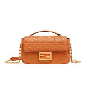 펜디 바게트 체인 미디 레더백 브라운 8BR793AH9CF1C0G