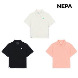 [네파] 여성 그린마인드 세미크롭 폴로 카라 티셔츠 7L45271