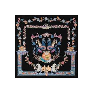 25 FW 베르사체 코랄 시어터 실크 스카프 10016001A15147 TP438304289