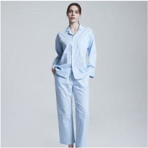[예스]라이트 블루  워싱면 쟈가드  남/여  공용 파자마 잠옷 YSMNB201