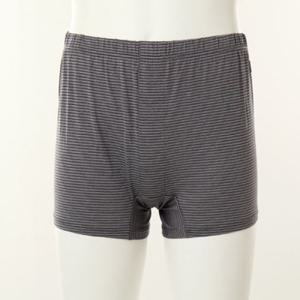 [와코루] 인견스판 스트라이프 남성롱드로즈 (WMP2418F-GY)