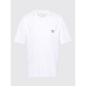 프라다 반팔 티셔츠 UJN837240F0009 WHITE DOM