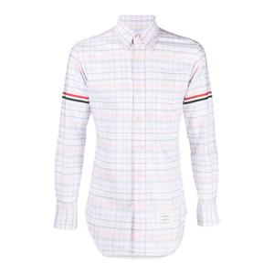 톰브라운 RWB 암밴드 체크 옥스포드 셔츠 라이트핑크 MWL150A F0182 680