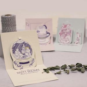 아트박스/아이씨엘 크리스마스 입체카드 - UNIQ1 6세트