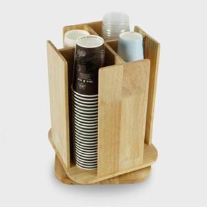 아트박스/디자인엔씨 원목 사각스윙컵디스펜서