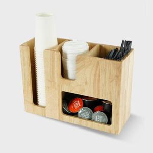 아트박스/디자인엔씨 원목 필라3구 컵디스펜서