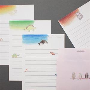 아트박스/안녕오늘 허쉬드브라운 미니 레터 패드