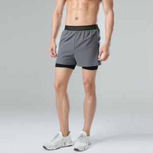 [리빌모아]남자 투인원 무지 래깅스 반바지 LD2-PTH-LD961-그레