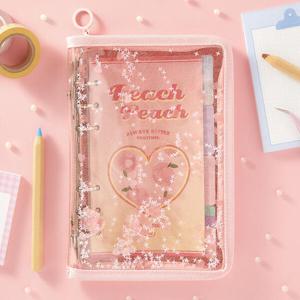 아트박스 피치피치 파우치형 스팽글 다이어리커버 (A6)