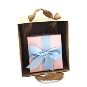 아트박스/와인앤쿡 선물포장 크라프트 정사각 쇼핑백 1개