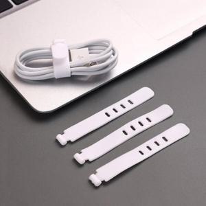 아트박스/베리구즈 전선 정리 스트랩 실리콘 케이블타이 (10개)