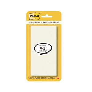 아트박스/오피스큐 3M 포스트잇 노트 636TRSPT 투명