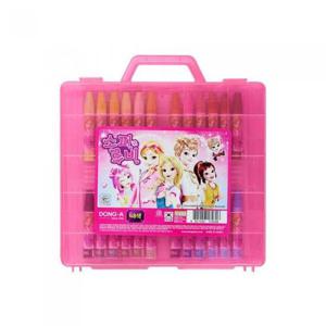 아트박스/동아연필 동아 어린이 크레파스 소피루비 48색