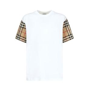버버리 반팔 티셔츠 8073029 A1464 White
