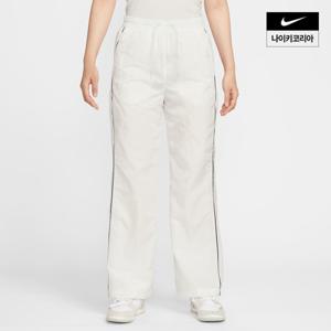 [나이키] 윈드러너 여성 하이웨이스트 우븐 오픈 헴 팬츠 FV7656-135