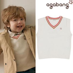 [아가방]아가방 가을 로이브이넥니트조끼 01R531301