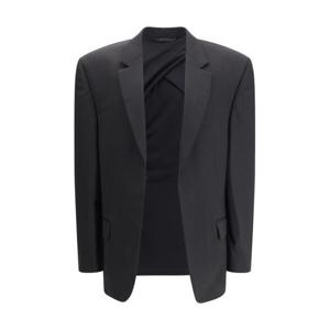 발렌시아가 자켓 838840TJT35 1000 BLACK