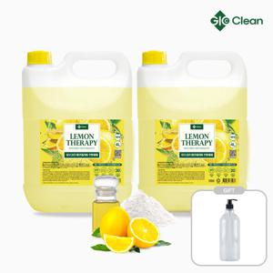 지오클린 레몬테라피  주방세제 4L 2개+공병1개 증정