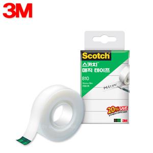 3M매직테이프리필 810R-6 12mmX18M 알뜰팩/세이빙팩/3M테이프