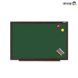 자석분필칠판 90x60 무늬목 웬지W12/자석칠판/자석보드/학교칠판/녹색칠판