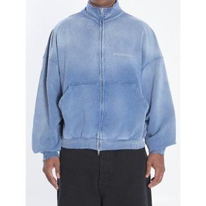 발렌시아가 페이디드 블루 집업 재킷 844162 TSVP1 4530