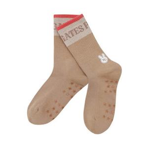 [파리게이츠] (521D3SC005)여성 글리터 레터링 포인트 장목 양말