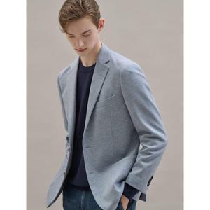 [갤럭시] [Galaxy] LORO PIANA 울코튼 혼방 트윌저지 재킷  스카이 블루 (GA5811U01Q)