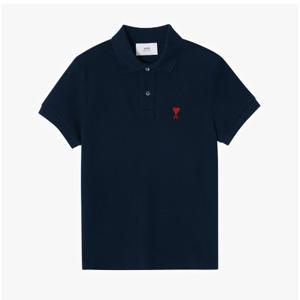 [아미(잡화)][아미]아미 드 꾀흐 스몰 하트 로고 폴로 공용 반팔티 (BFUPL001 760 430)