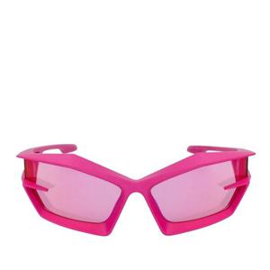 지방시 핑크 앵귤러 풀 림 미러 렌즈 선글라스 GV40049I 73y