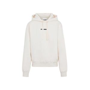 질샌더 후드 티셔츠 J47GU0002J20010 279 Ecru