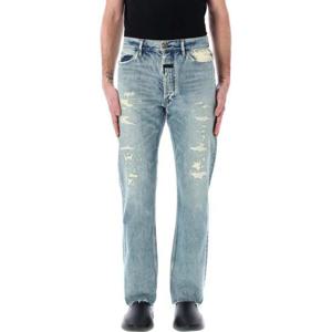 피어오브갓 데님 팬츠 25PFGE240408DNM 409 REPAIRD INDIGO 2